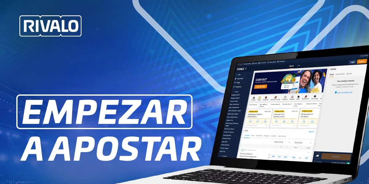 Como e em que desportos os utilizadores do Rivalo podem começar a fazer apostas
