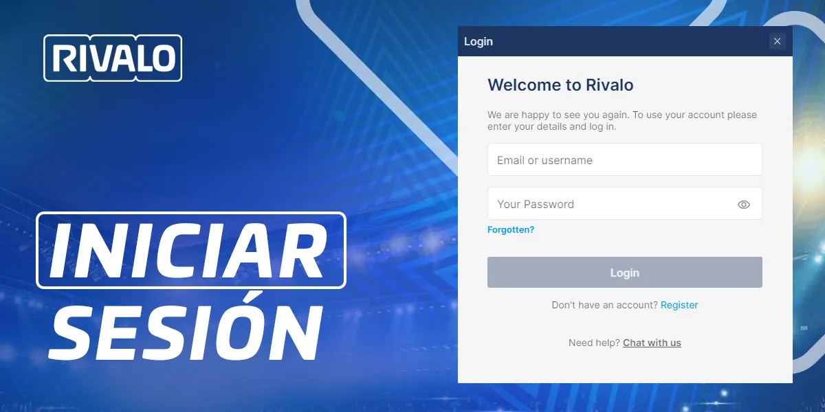 Como os utilizadores da Colômbia podem entrar na sua conta pessoal no Rivalo
